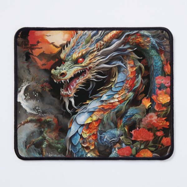 Item preview, Japanese Dragon: Serpentine Guardian of the Orient designed and sold by MysticFable.