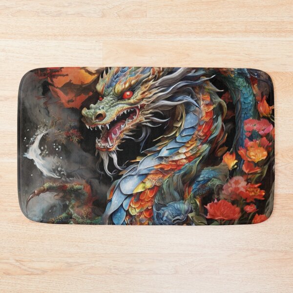 Item preview, Japanese Dragon: Serpentine Guardian of the Orient designed and sold by MysticFable.