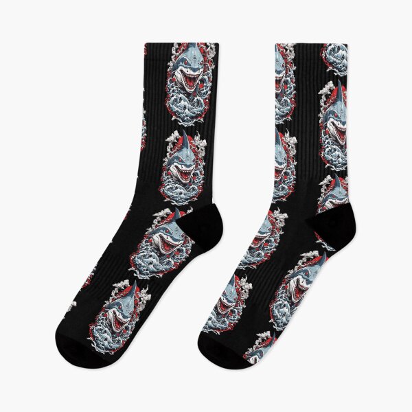 Artikelvorschau, Hai Angeln Streetwear Hobby Fischen Design entworfen und verkauft von LuminOrb.