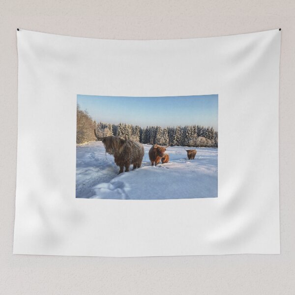 Item preview, Scottish Highland Cattle Cows and Calf 1650 designed and sold by SaarelaHighland.