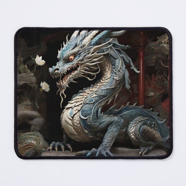 Item preview, Chinese Dragon: Serpentine Guardian of Wisdom and Fortune designed and sold by MysticFable.