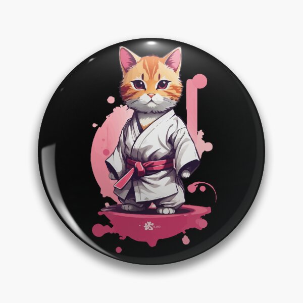 Item preview, Karate Cat Martial Arts Funny Self Defense designed and sold by LuminOrb.