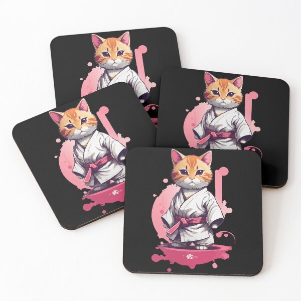 Item preview, Karate Cat Martial Arts Funny Self Defense designed and sold by LuminOrb.
