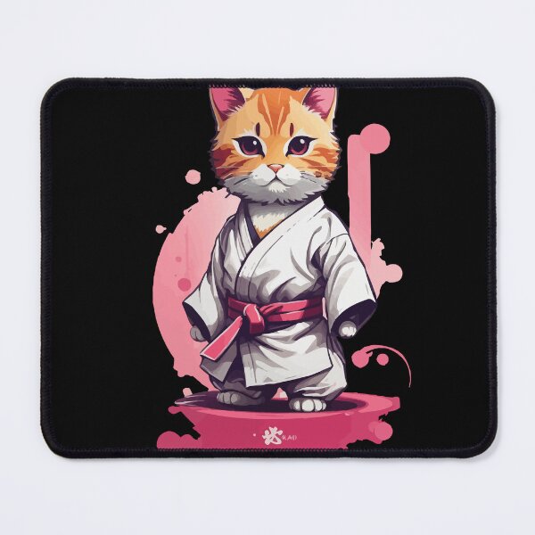 Item preview, Karate Cat Martial Arts Funny Self Defense designed and sold by LuminOrb.