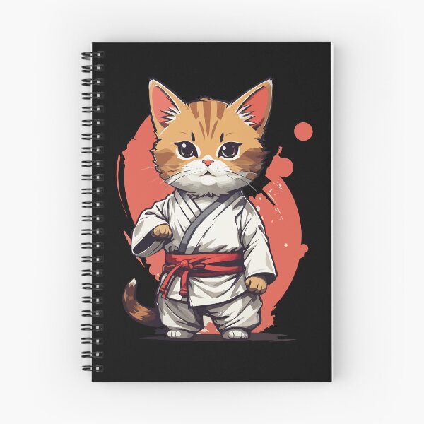 Item preview, Karate Cat Martial Arts Pet Funny Training designed and sold by LuminOrb.