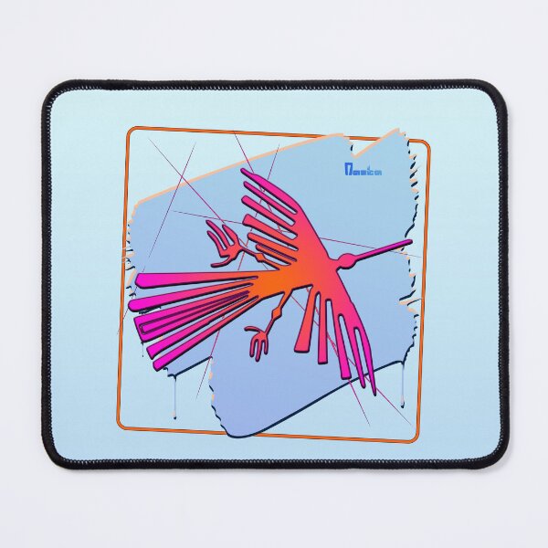 Item preview, Nazca Lines Condor Framed Brush Stroke designed and sold by kernowerno.