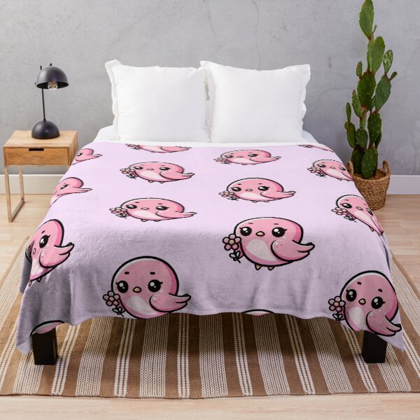 Item preview, Kawaii Pink Bird Kawaii Animal designed and sold by CritterManiaUK.