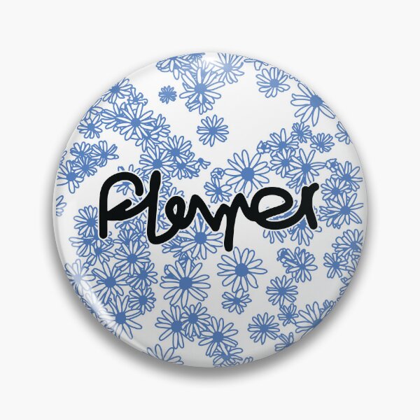 Item preview, flower garden,  flower shirt, blue flower, daist tee shirt,  designed and sold by OK COOL.
