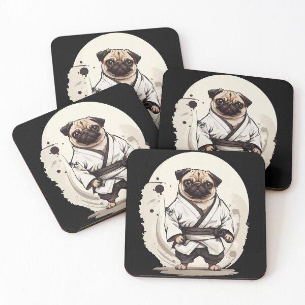 Item preview, Pug Martial Arts Dog Funny Karate Style designed and sold by LuminOrb.