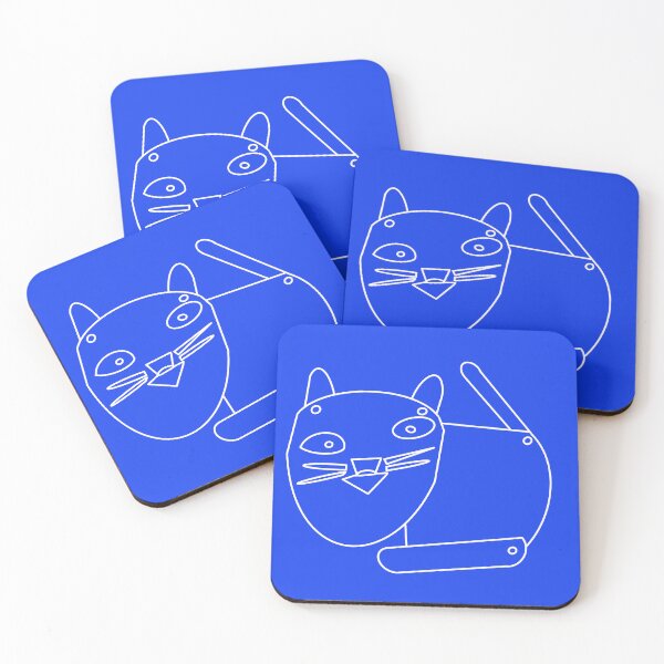 Item preview, The_Articulated_Cat_<White Line> Style_No.06, 2023 By Mix The Arts Studio designed and sold by MixTheArtStudio.