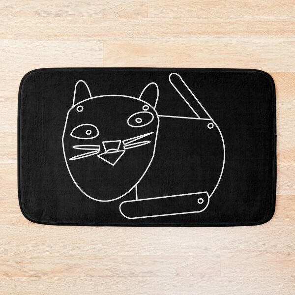 Item preview, The_Articulated_Cat_<White Line> Style_No.06, 2023 By Mix The Arts Studio designed and sold by MixTheArtStudio.