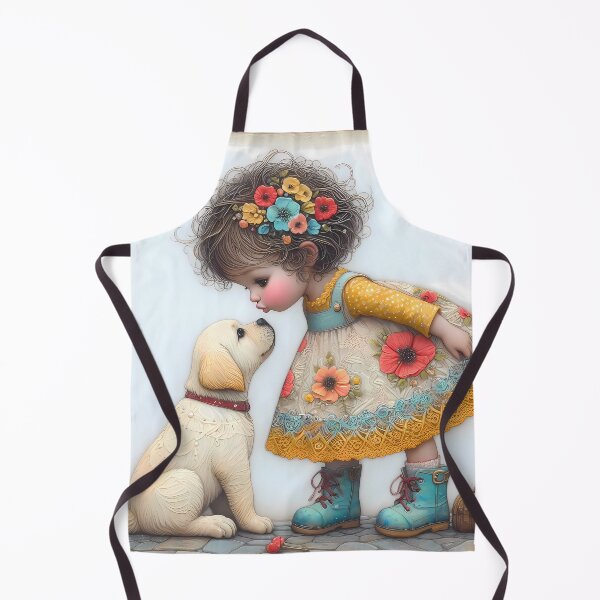 Item preview, Puppy Love in a Floral Frame designed and sold by Patriot Artyfact.