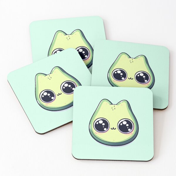 Item preview, Avocado cat designed and sold by Anna Halasek.