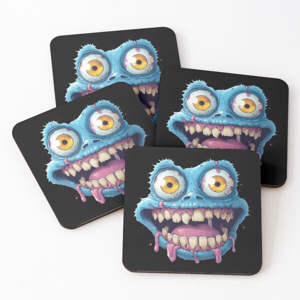 Item preview, funny crazy face monster designed and sold by YuliaHulia.
