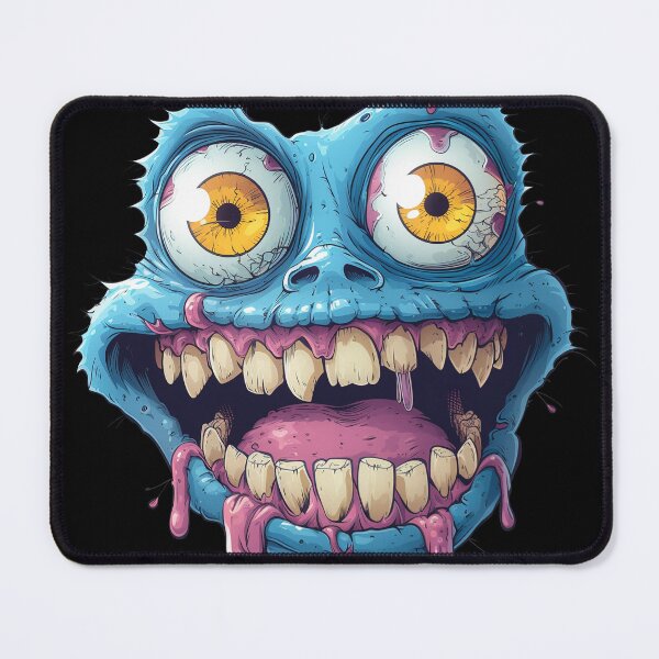 Item preview, funny crazy face monster designed and sold by YuliaHulia.