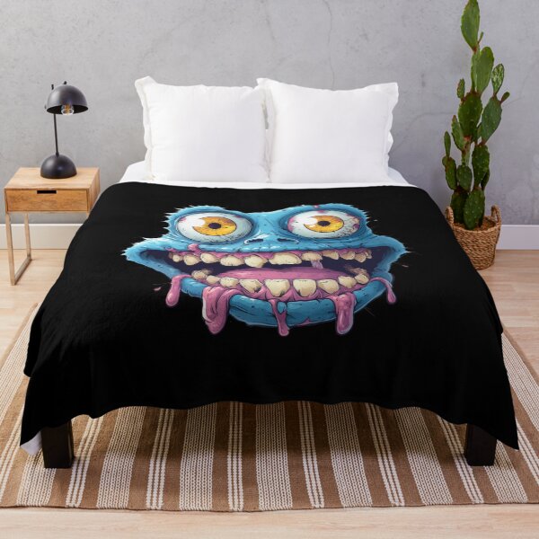 Item preview, funny crazy face monster designed and sold by YuliaHulia.