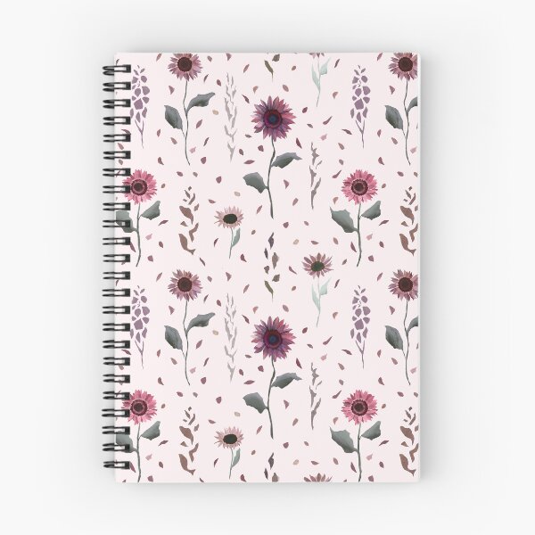 Item preview, Sunflowers, pink floral romantic pastel print. designed and sold by UVI-CA.