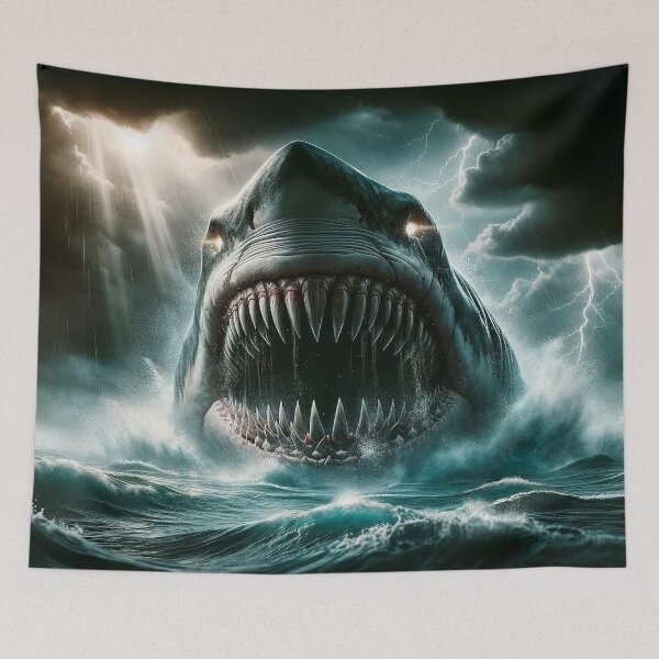 Item preview, The power of the sea and the mystical shark designed and sold by Cerberus-Art.
