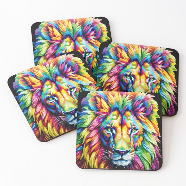 Item preview, Rainbow lion designed and sold by aipaint.