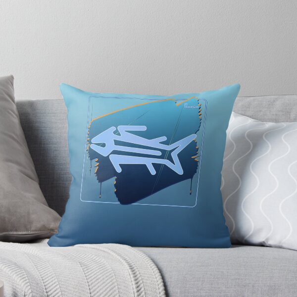 Item preview, Nazca Lines Fish Framed Brush Stroke designed and sold by kernowerno.