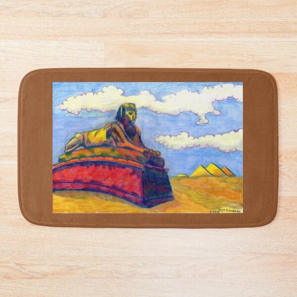 Item preview, 719 - THE SPHINX - DAVE EDWARDS - COLOURED PENCILS - 2023 designed and sold by BLYTHART.