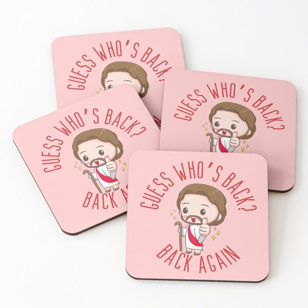Item preview, Guess who's back Jesus Easter designed and sold by otyliadesign.