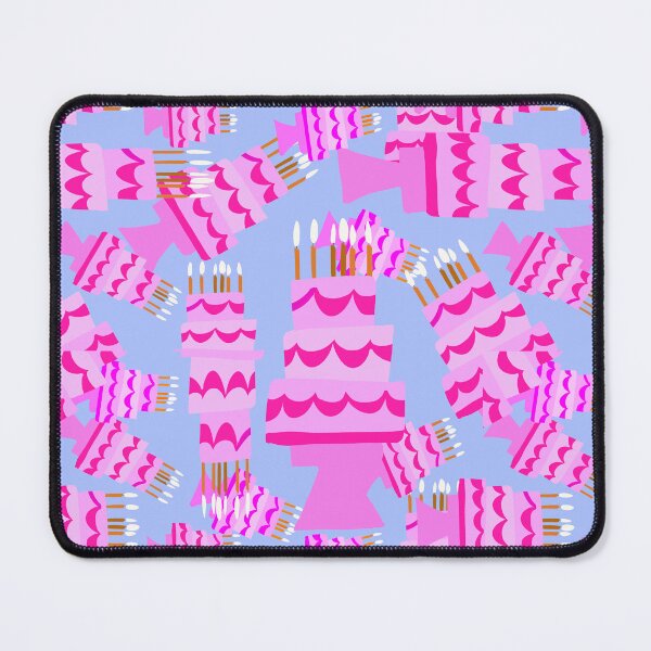 Item preview, Pink Cakes with Candles - Hand drawn designed and sold by Victoria Rose.