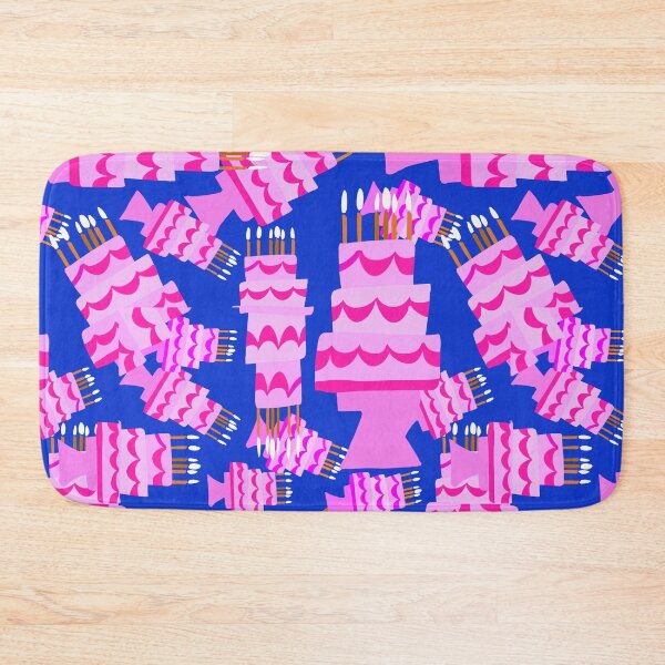 Item preview, Pink Cakes with Candles - Hand drawn designed and sold by Victoria Rose.