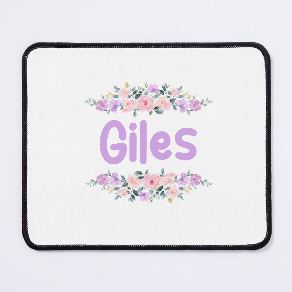 Item preview, Purple Flower Giles Name Label designed and sold by NormadWorld.