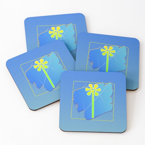Item preview, Nazca Lines Flower Framed Brush Stroke designed and sold by kernowerno.