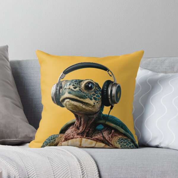 Item preview, Turtle with Headphone designed and sold by 90's Misaki.