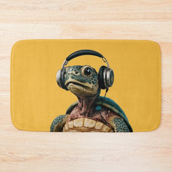 Item preview, Turtle with Headphone designed and sold by 90's Misaki.
