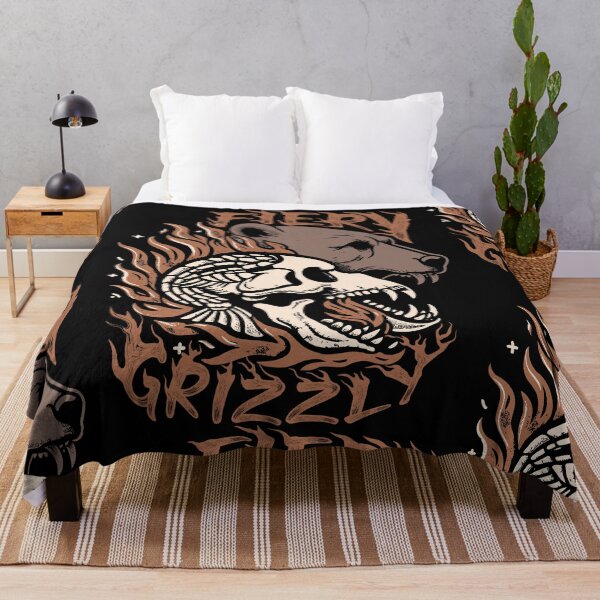 Item preview, Fiery Grizzle Bear hand drawing illustration vector graphics art designed and sold by CropWear.