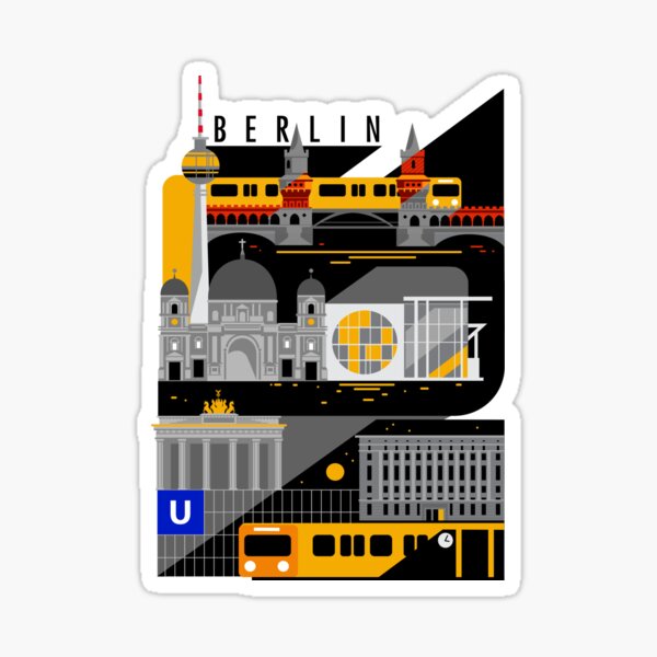 Artikel-Vorschau von Berlin bei Nacht, designt und verkauft von 7115.