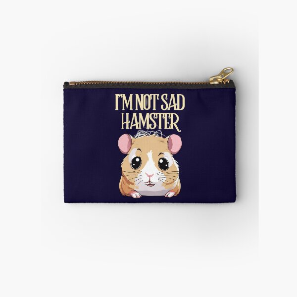 Item preview, I'm not sad HAMSTER funny quote designed and sold by Modern-Tropical.