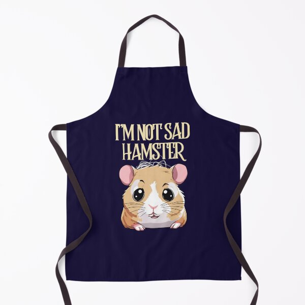 Item preview, I'm not sad HAMSTER funny quote designed and sold by Modern-Tropical.
