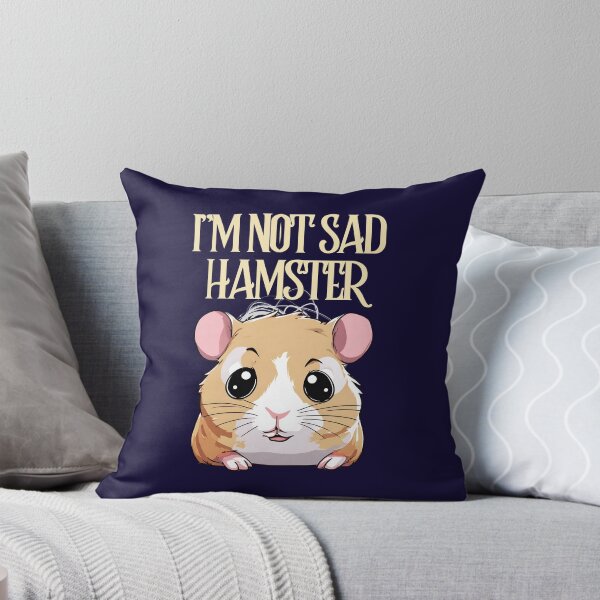 Item preview, I'm not sad HAMSTER funny quote designed and sold by Modern-Tropical.