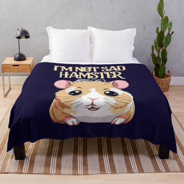 Item preview, I'm not sad HAMSTER funny quote designed and sold by Modern-Tropical.