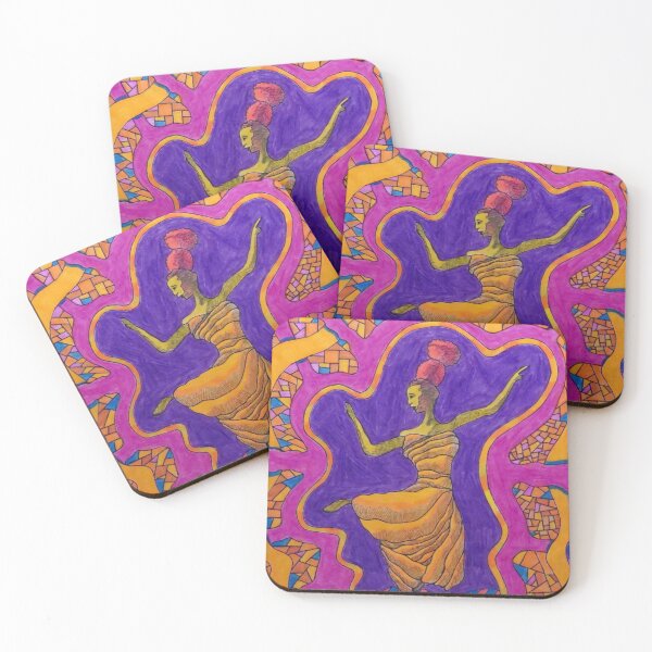 Item preview, 806 - AFRICAN DANCER DESIGN - DAVE EDWARDS - COLOURED PENCILS - 2024 designed and sold by BLYTHART.