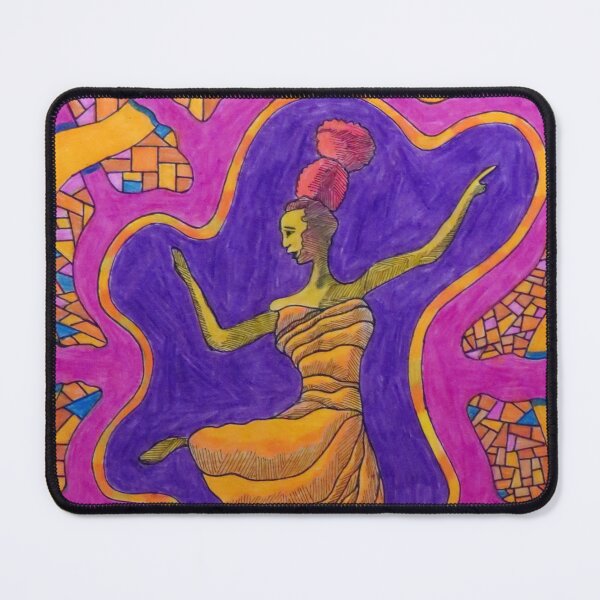 Item preview, 806 - AFRICAN DANCER DESIGN - DAVE EDWARDS - COLOURED PENCILS - 2024 designed and sold by BLYTHART.