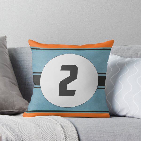 Item preview, Light Blue and Orange Racing Graphics, #2 designed and sold by mmmkei.