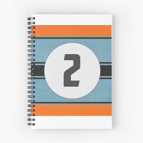Item preview, Light Blue and Orange Racing Graphics, #2 designed and sold by mmmkei.