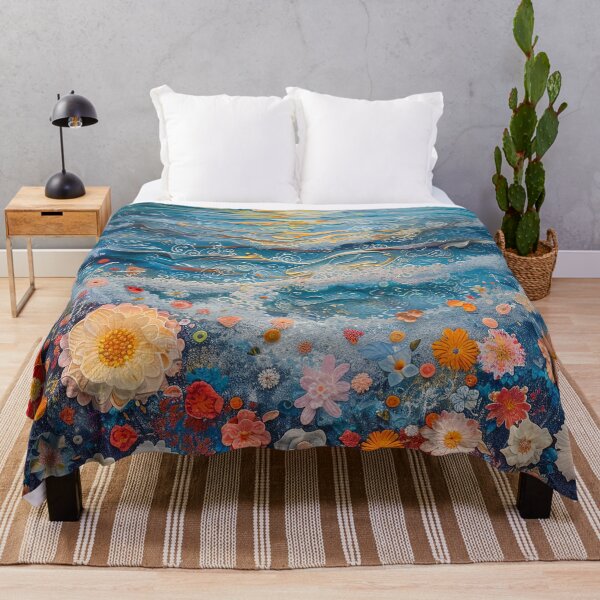 Item preview, Flowers in the sea designed and sold by FlowersColorful.