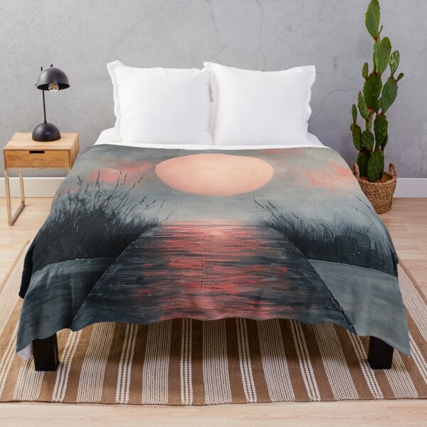 Item preview, The moon over the lake. Abstraction designed and sold by Halyna Nechyporuk.