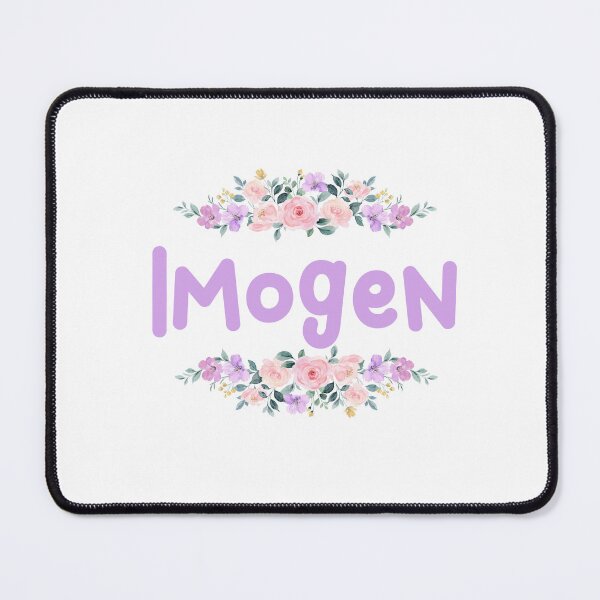 Item preview, Purple Flower Imogen Name Label designed and sold by NormadWorld.