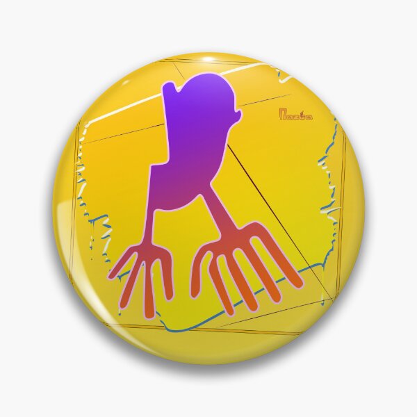 Item preview, Nazca Lines Hands Framed Brush Stroke designed and sold by kernowerno.