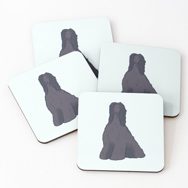 Item preview, Black afghan hound drawing  designed and sold by Mayarart.