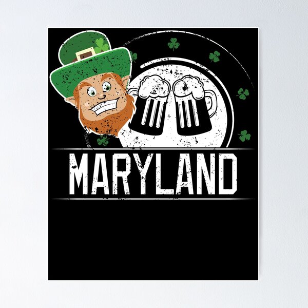 Item preview, St Pattys Outfit Maryland St Patricks T-shirt Trébol designed and sold by shoppzee.
