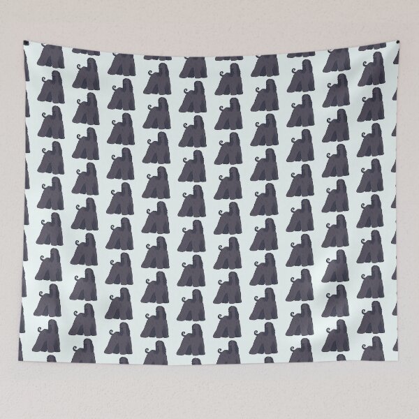 Item preview, Cute Black afghan hound drawing  designed and sold by Mayarart.