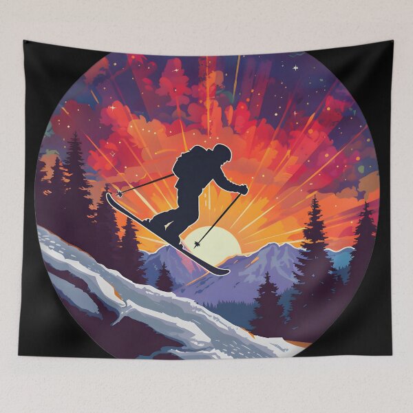 Item preview, Radiant Slopes: Twilight Adventure designed and sold by AI-Only Creations.